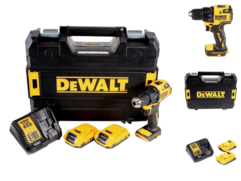 Akkuporakone Dewalt DCD708D2T 18V XR 2x2,0Ah