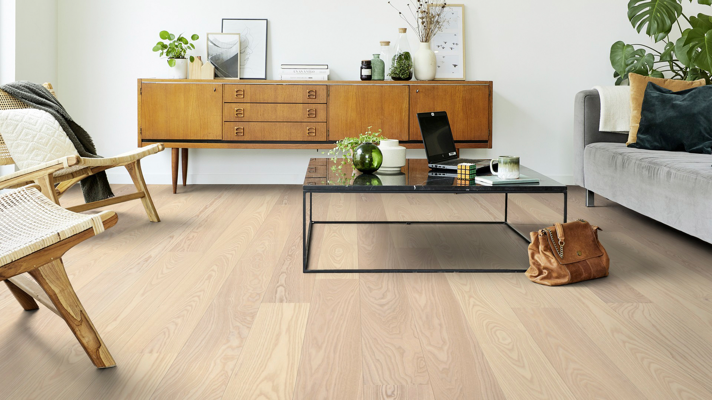 Parketti Tarkett Shade saarni Linen White Plank 1-s