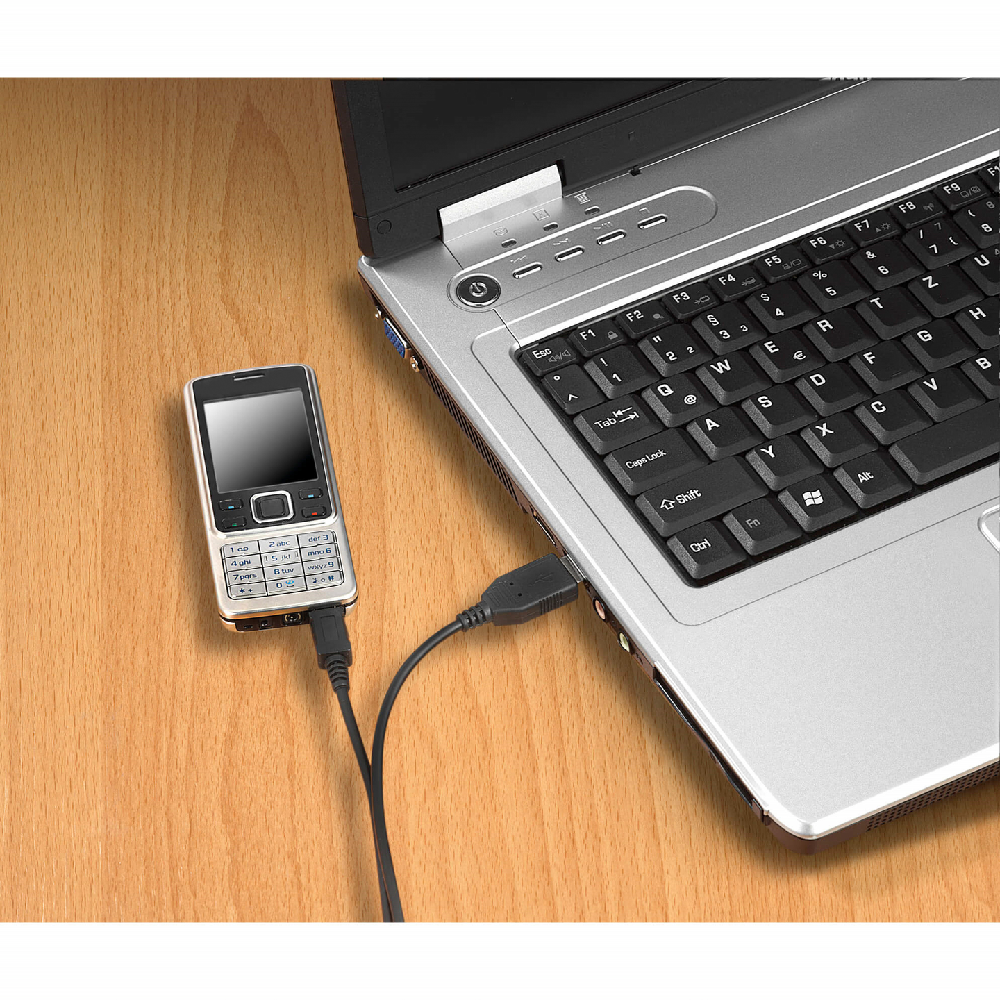 USB-latauskaapeli Hama micro-USB 1m