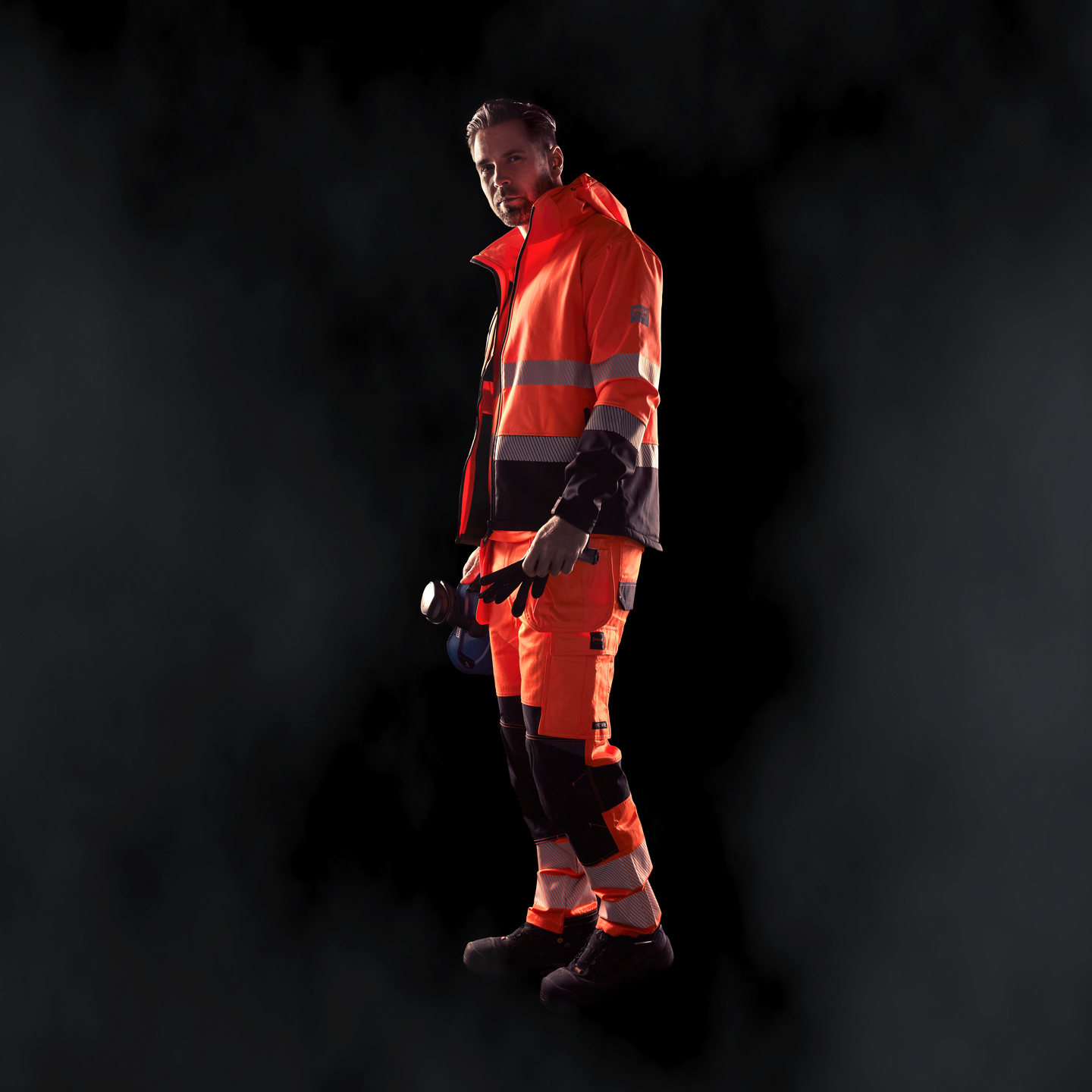 Softshell-takki PROF Hi-Vis oranssi
