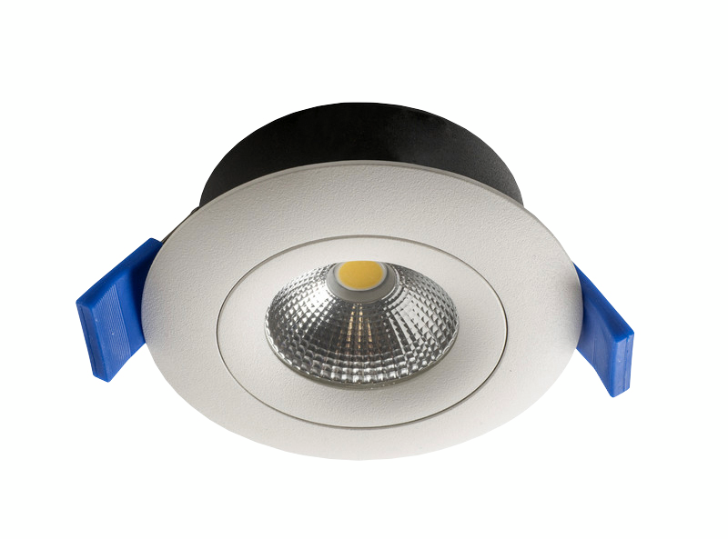 Alasvalo Airam Compact IP44 7W/840 DIM valkoinen suunnattava