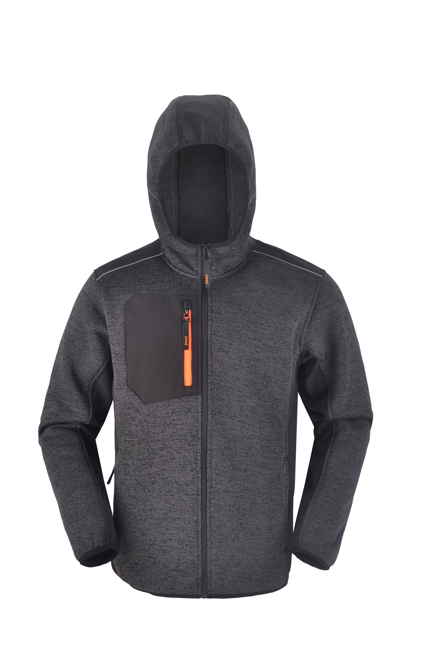 Huppari PROF neulottu musta