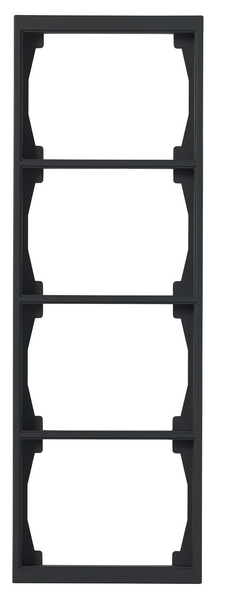 Peitelevy ABB IMPRESSIVO 4os IP21 100mm musta