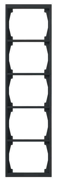 Peitelevy ABB IMPRESSIVO 5os IP21 100mm musta