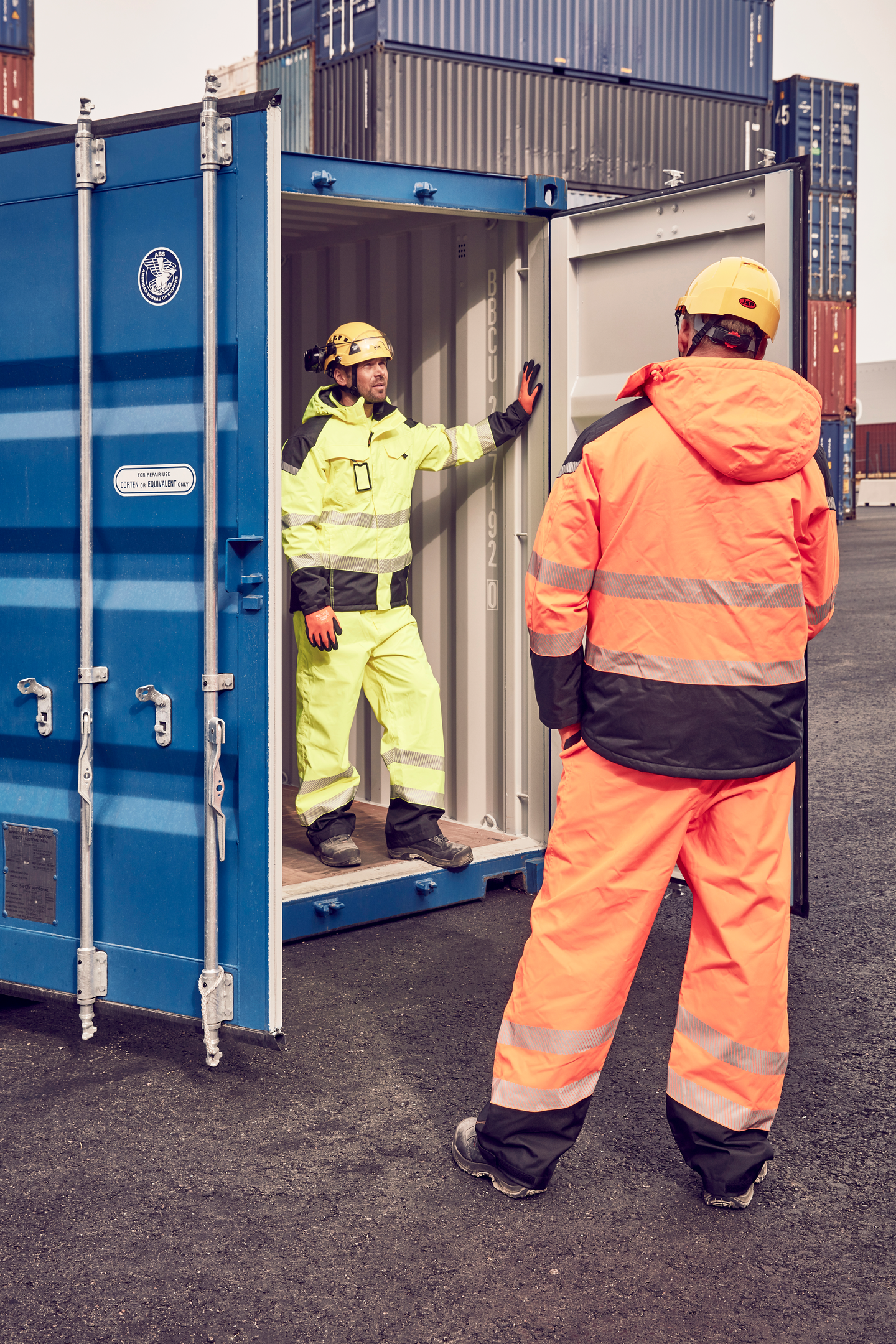 Talvitakki PROF Hi-Vis keltainen