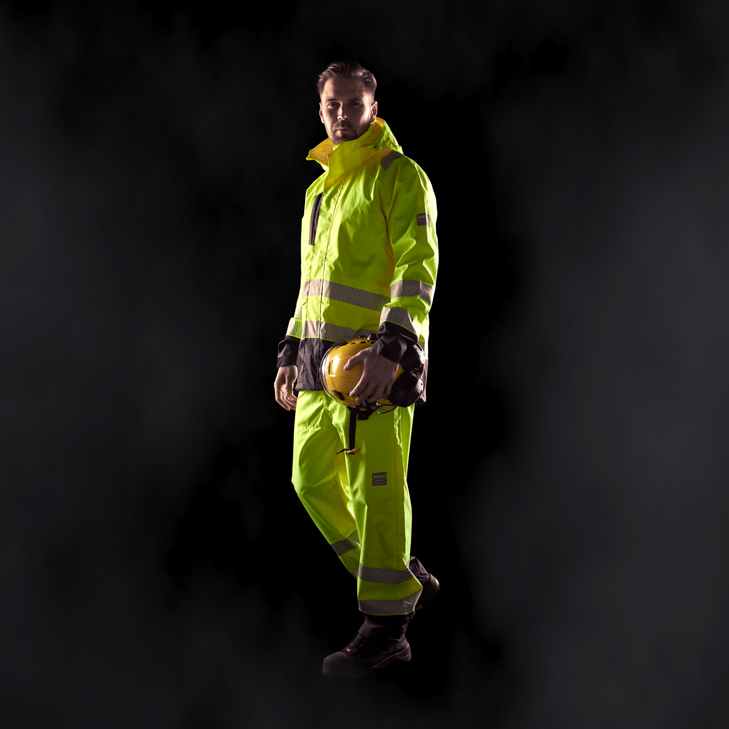 Kuoritakki PROF Hi-Vis keltainen