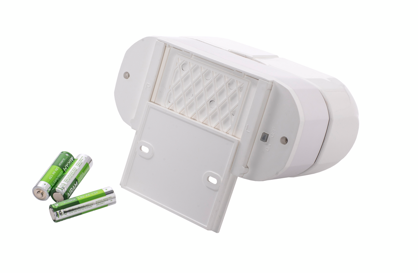 Tunnistinvalaisin Airam Sensor led 2x2W 230lm paristokäyttöinen valkoinen