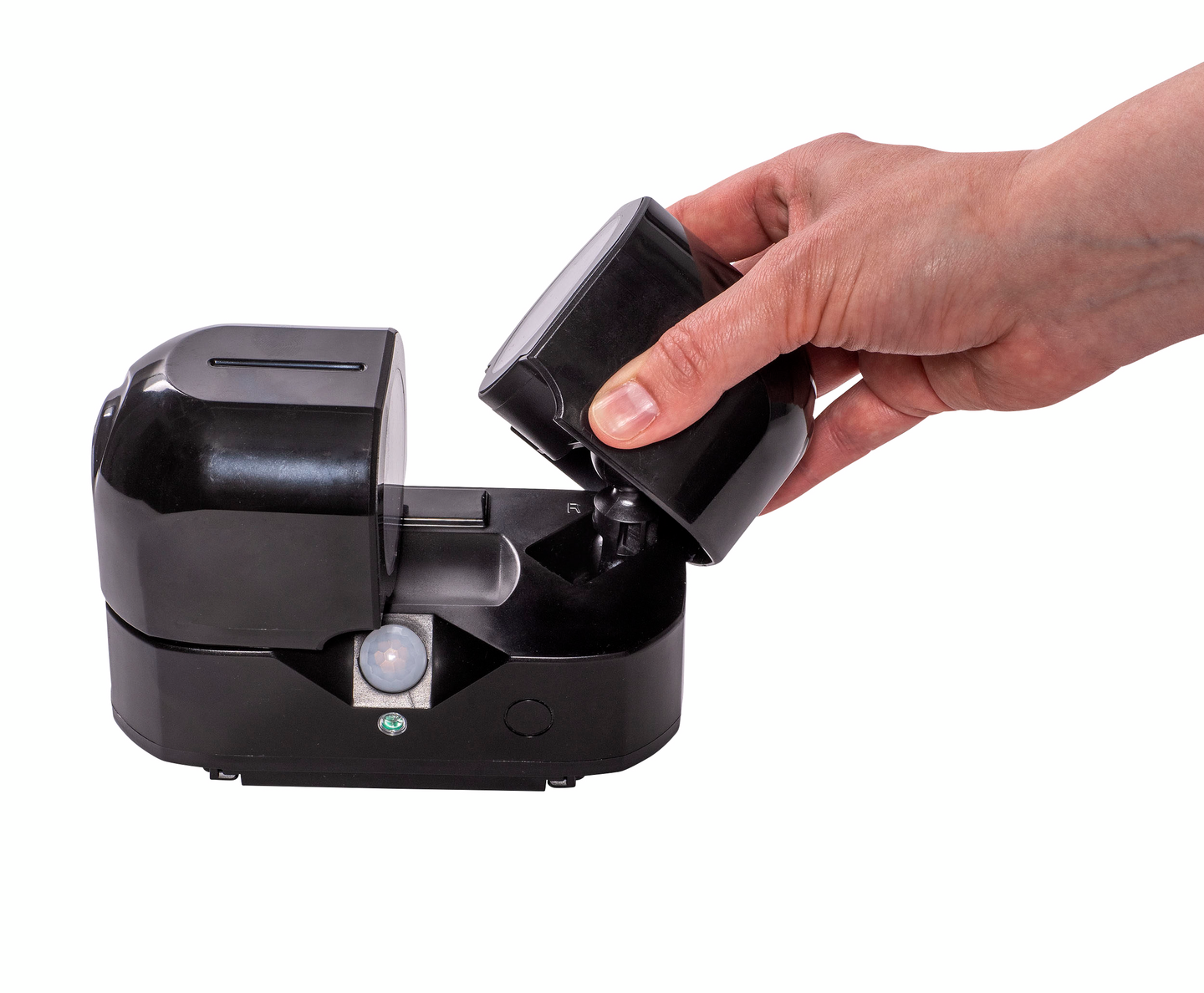 Tunnistinvalaisin Airam Sensor led 2x2W 230lm paristokäyttöinen musta