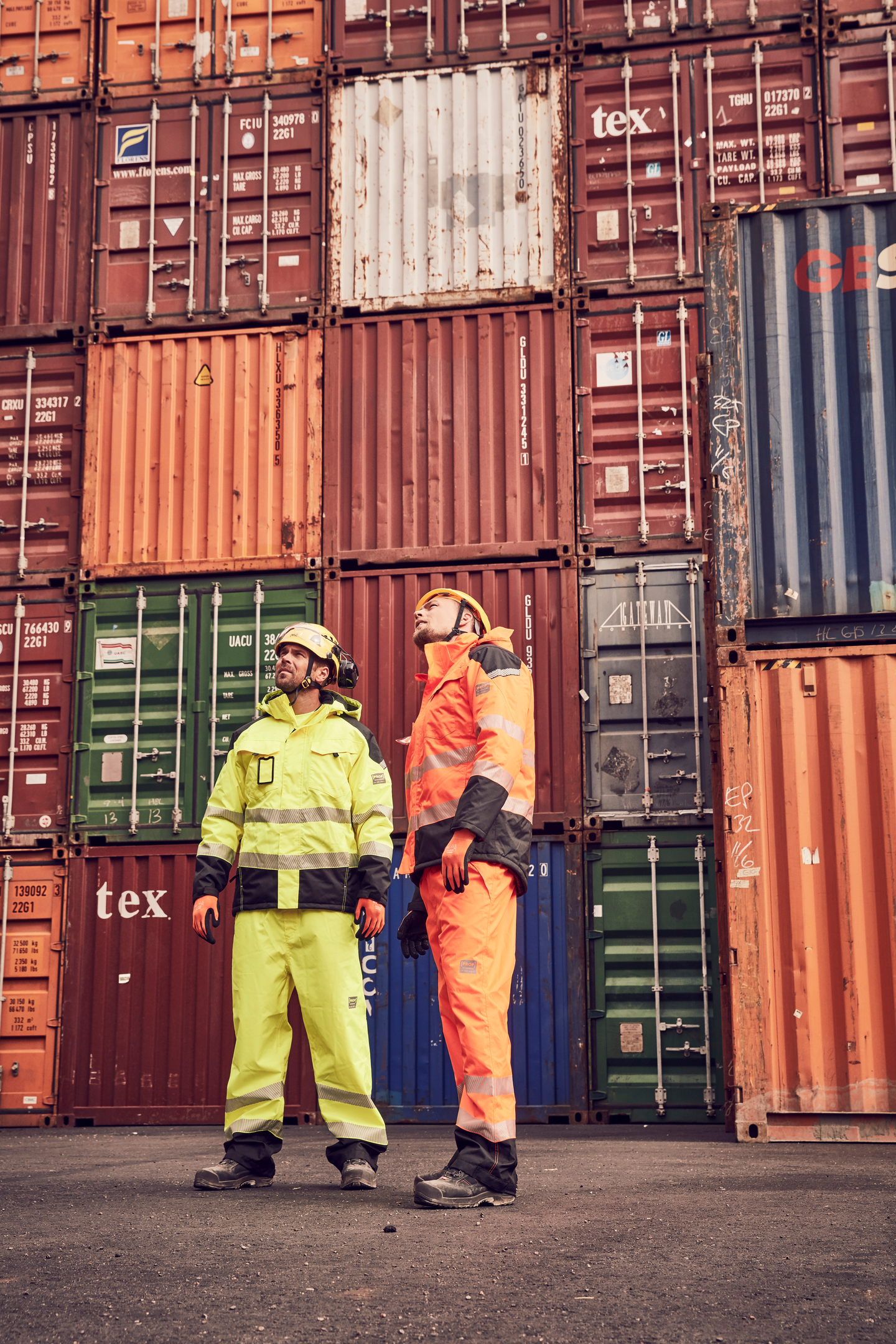 Kuorihousut PROF Hi-Vis oranssi