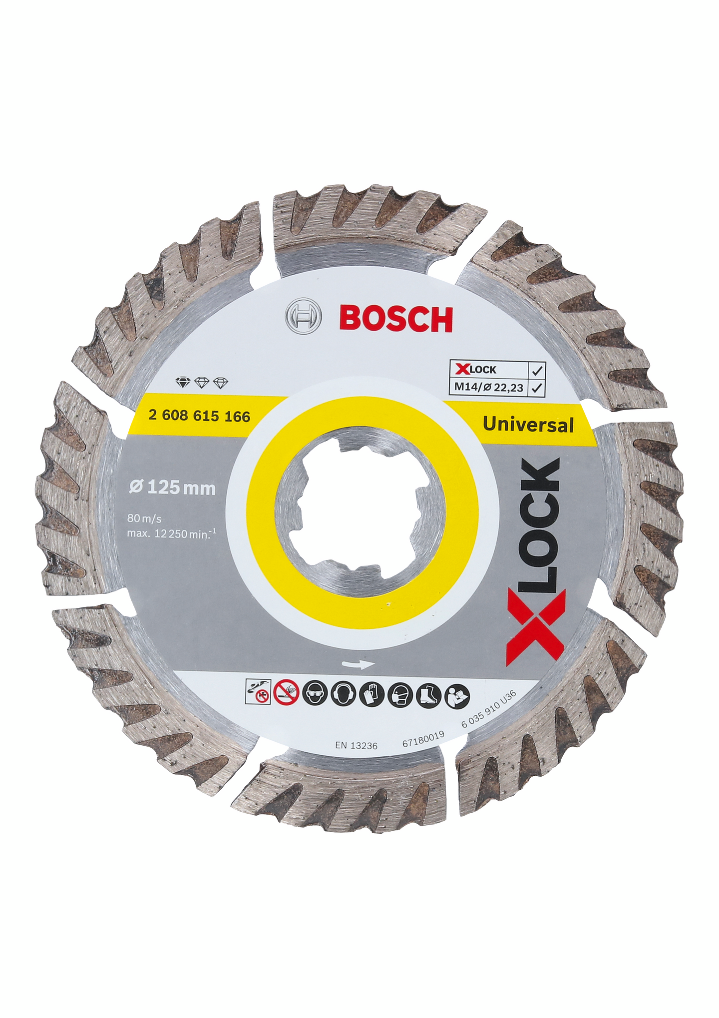 Timanttilaikka Bosch STD Universal 125x22,23mm