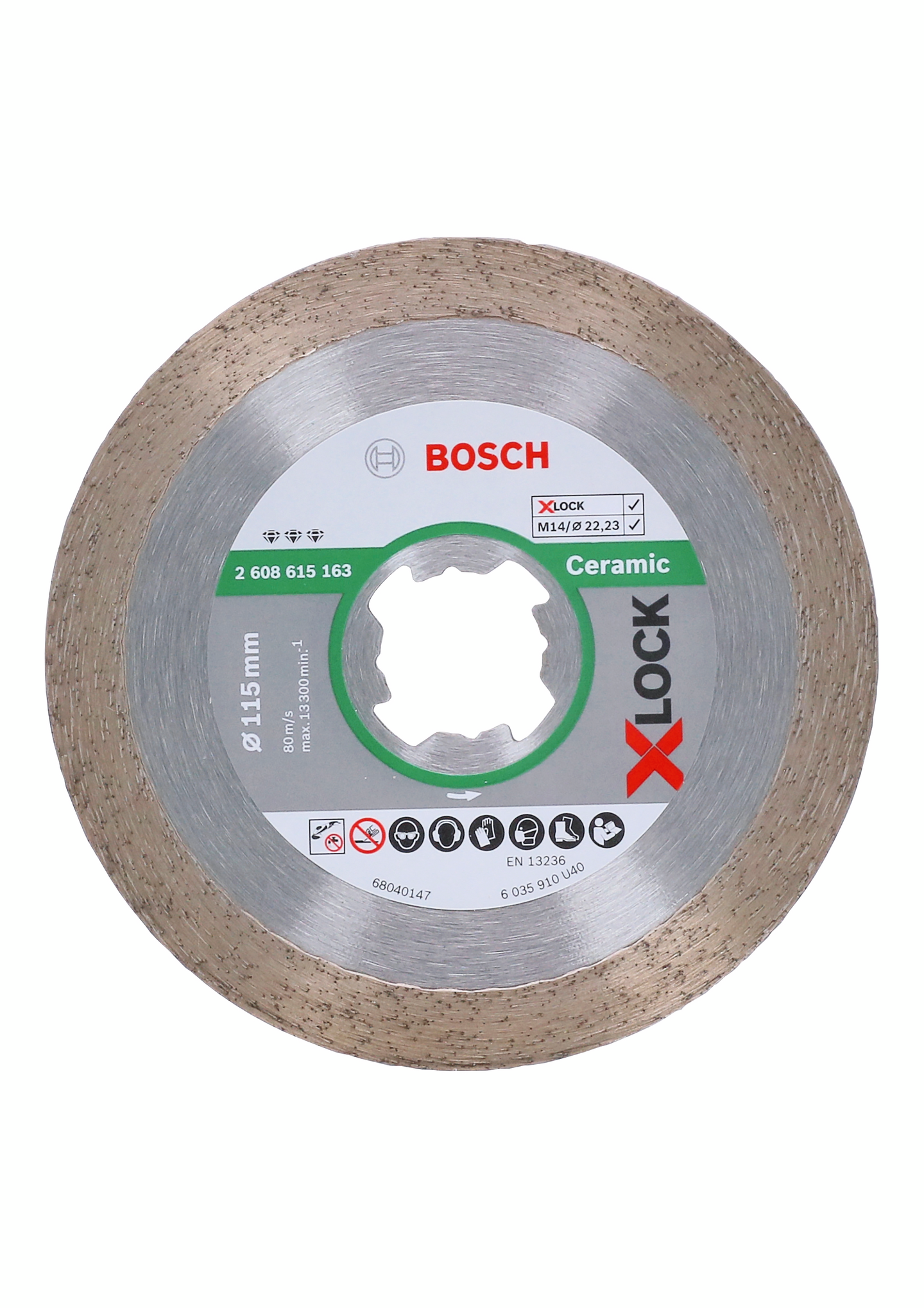 DIAMANTSKIVA BOSCH XL BEST CERAMIC 115MM