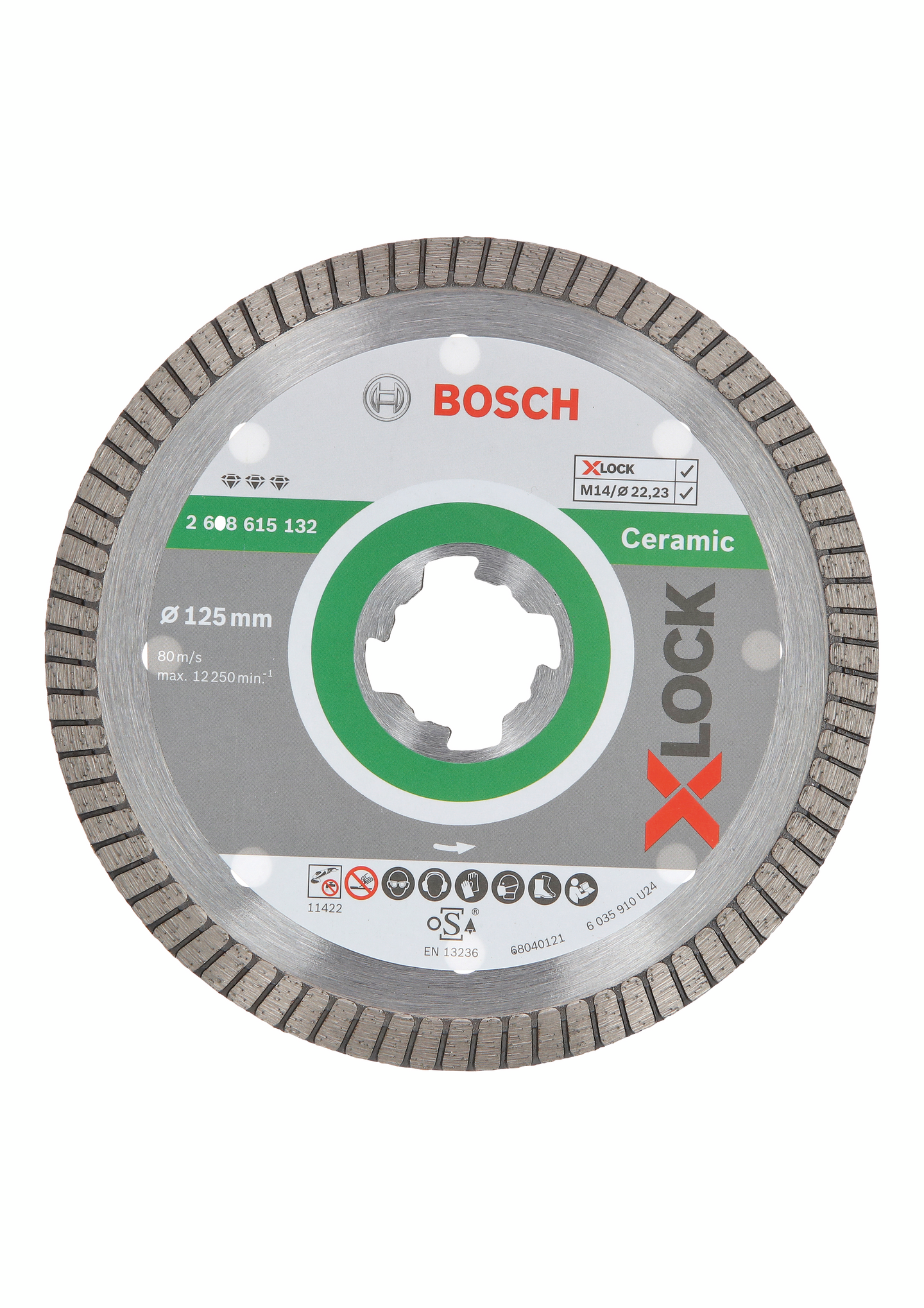 Timanttilaikka Bosch X-LOCK BF Ceramic 125mm