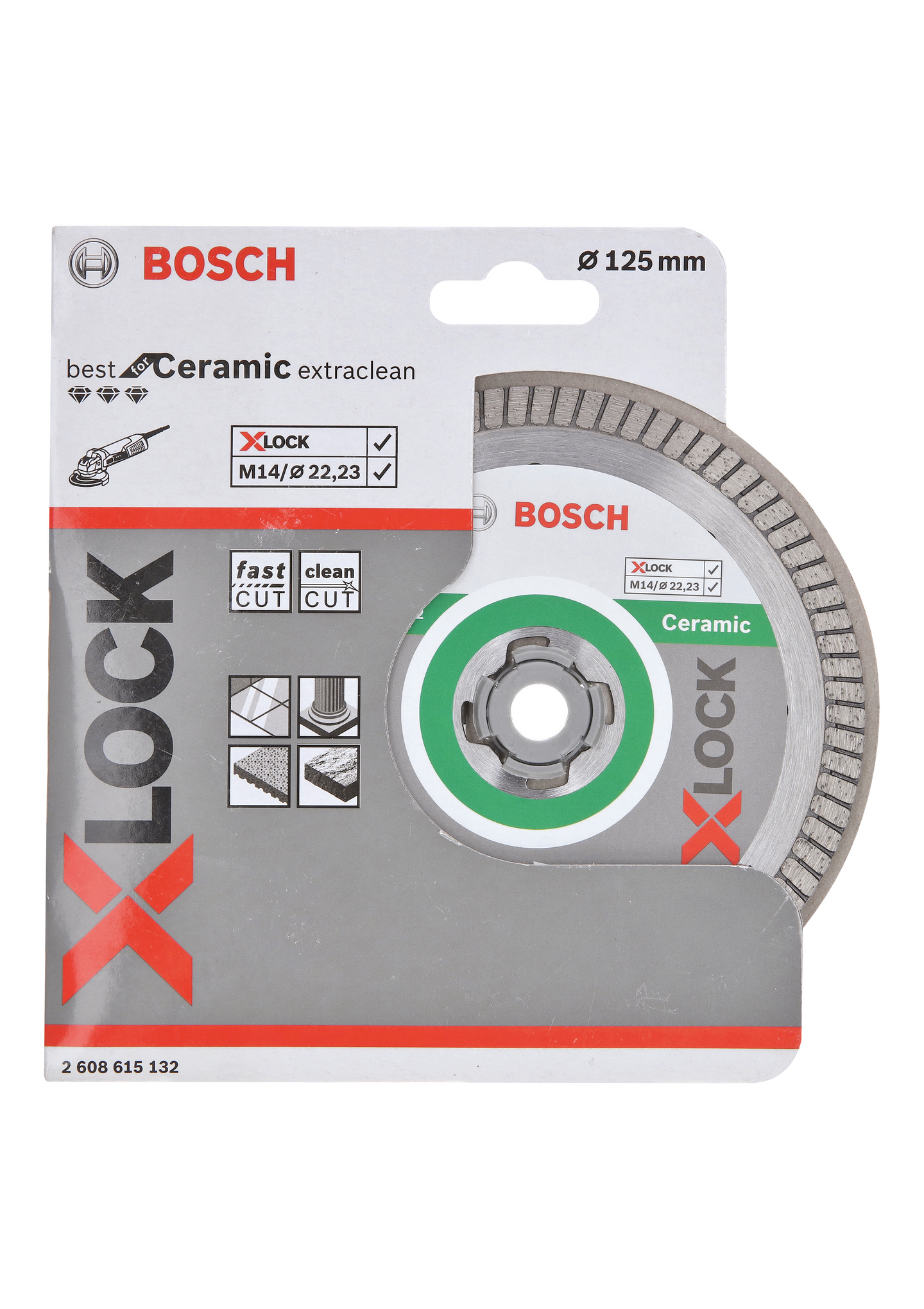 Timanttilaikka Bosch X-LOCK BF Ceramic 125mm