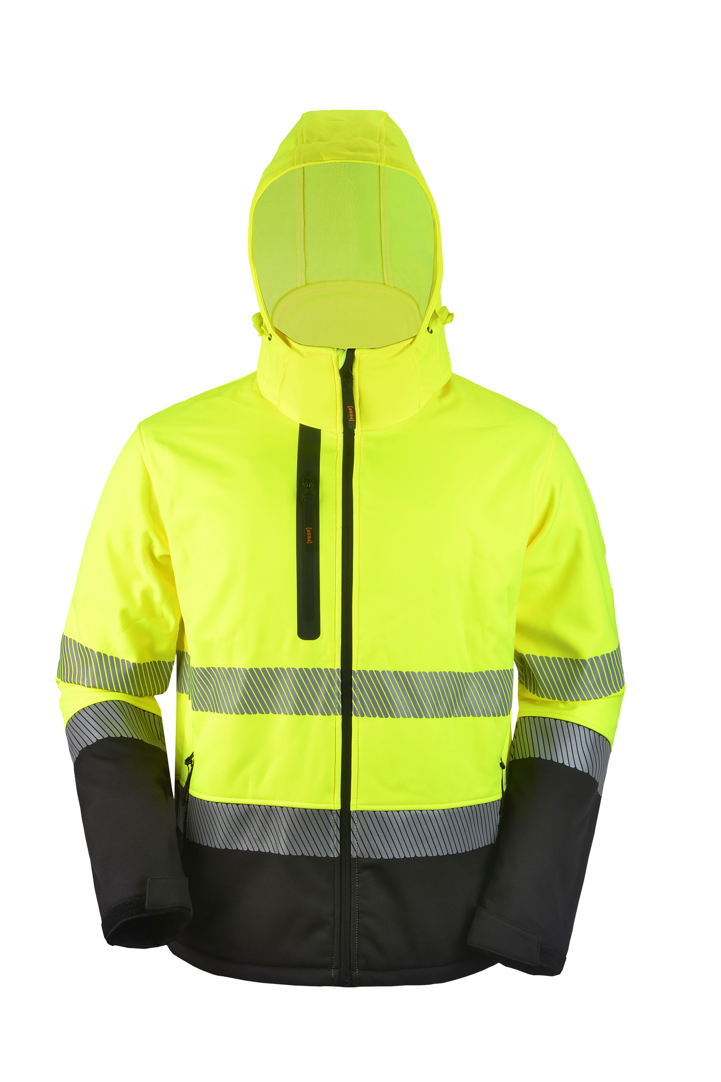 Softshell-takki PROF Hi-Vis keltainen