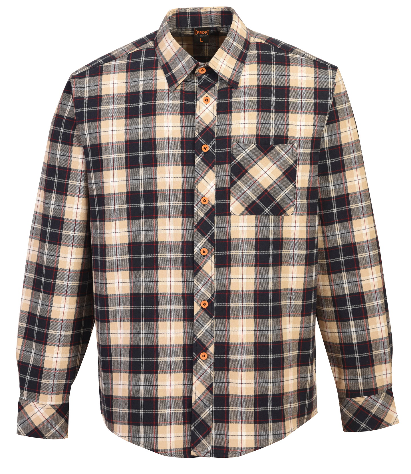 Työpaita PROF pitkähihainen ruutu