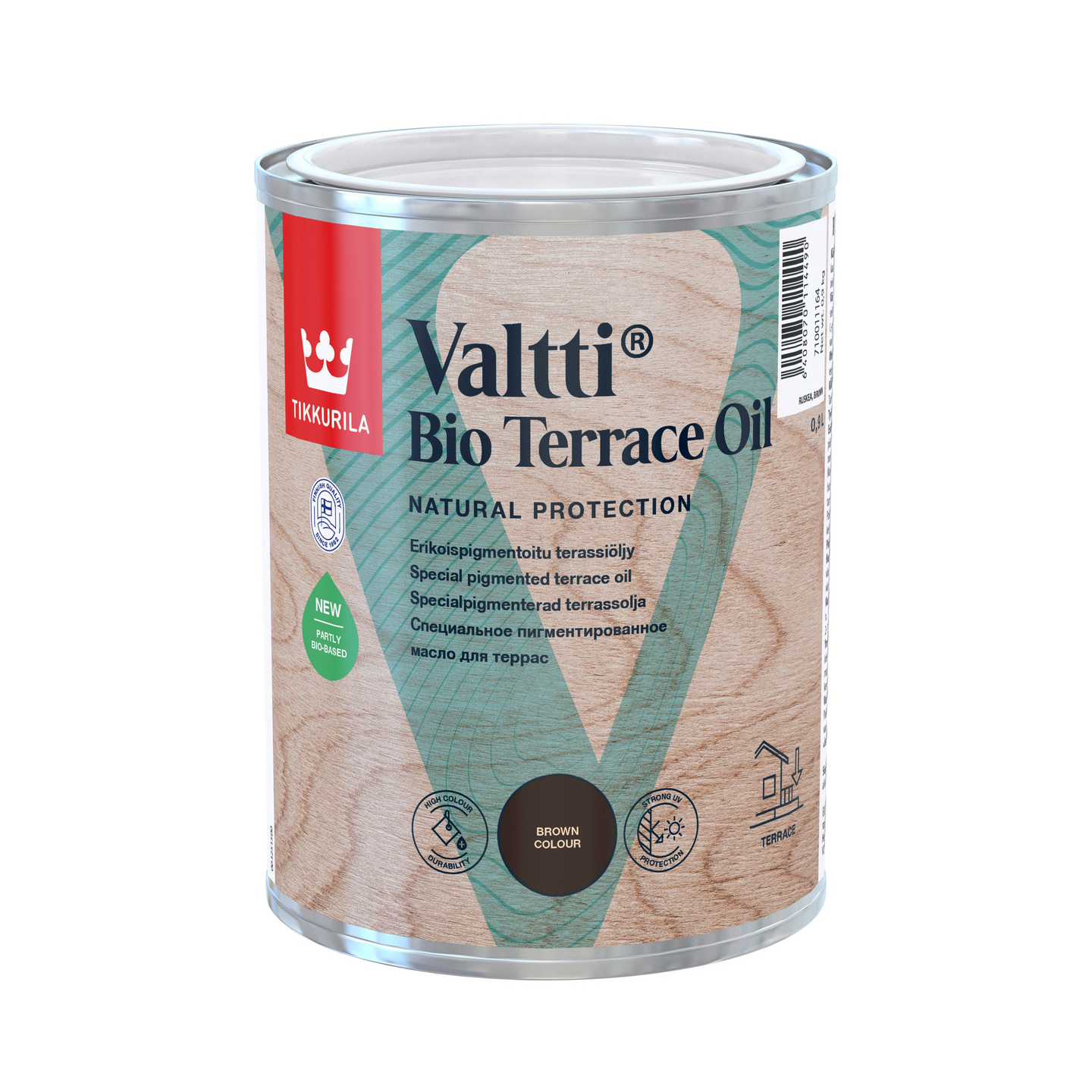 Valtti Terassiöljy Bio Terrace Oil 0,9l ruskea
