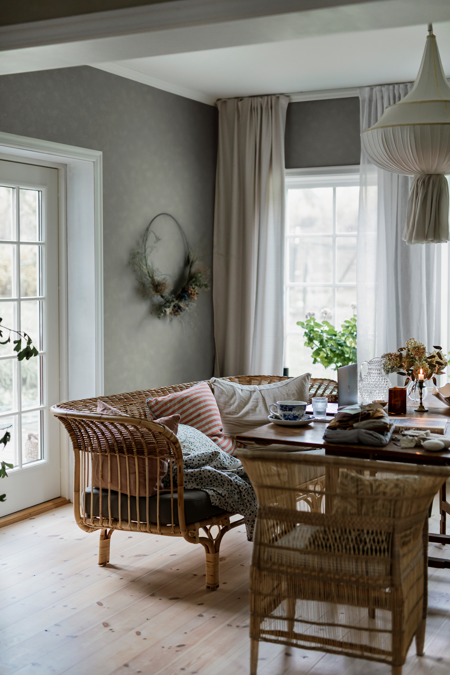 Tapetti Boråstapeter Cottage Garden 3587 10,05m kuitu