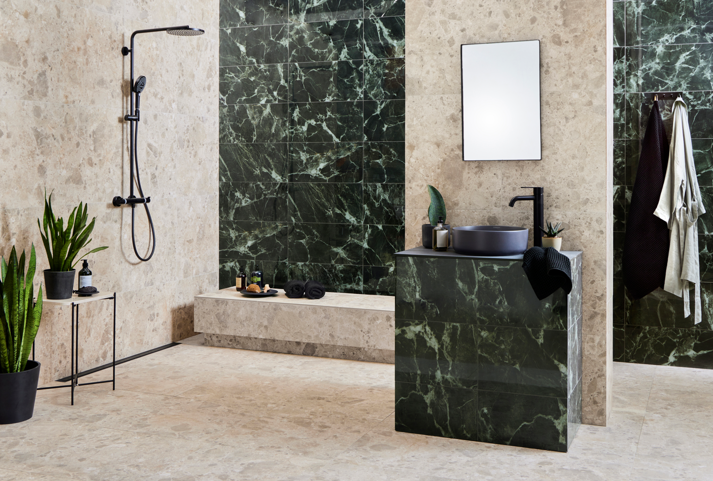 Lattialaatta Cello Carácter 60x60 Mix beige RT 1,08m²