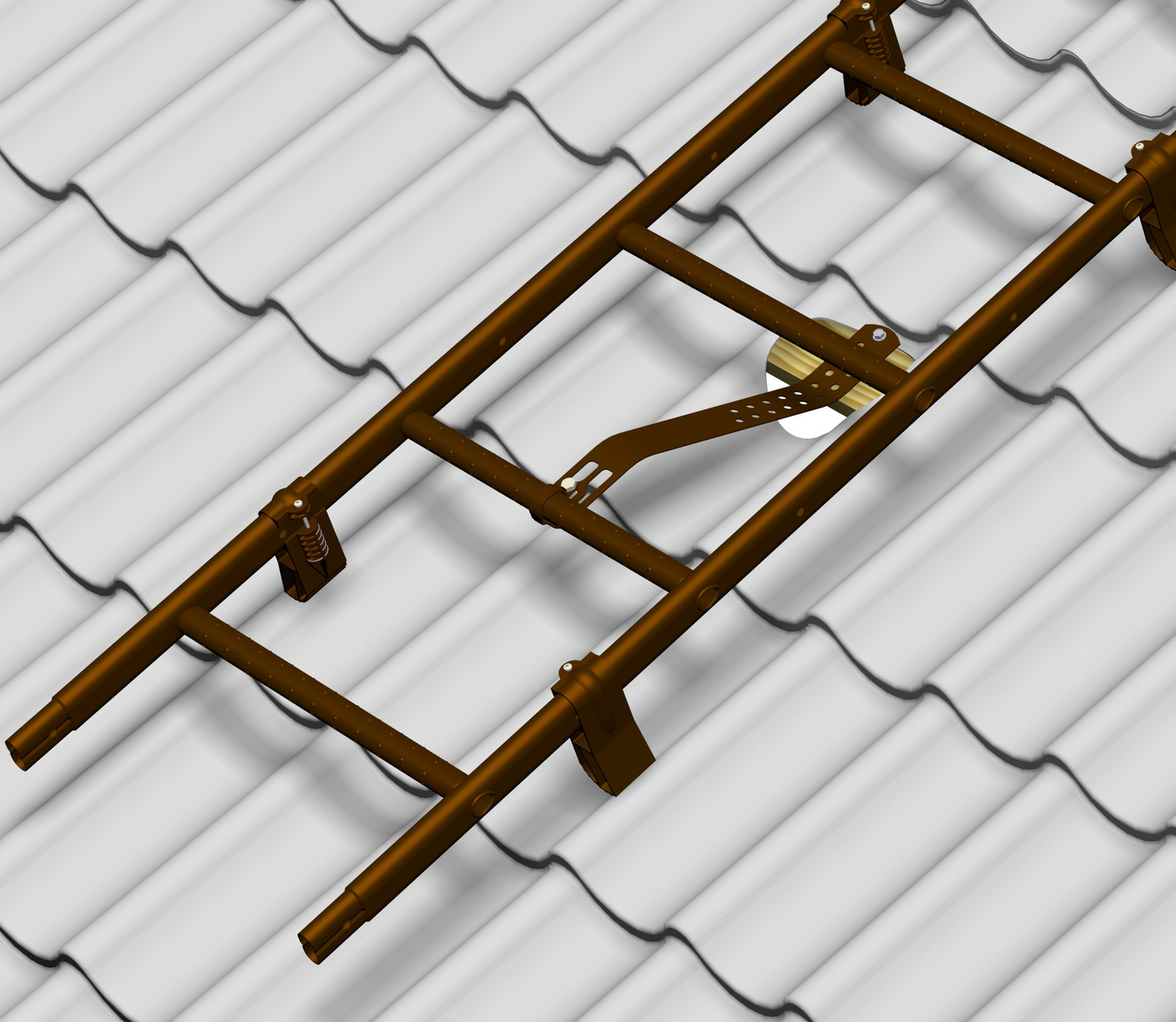 Asennussarja Rainman AS3 Helmi-kattotikas muoto/profiili