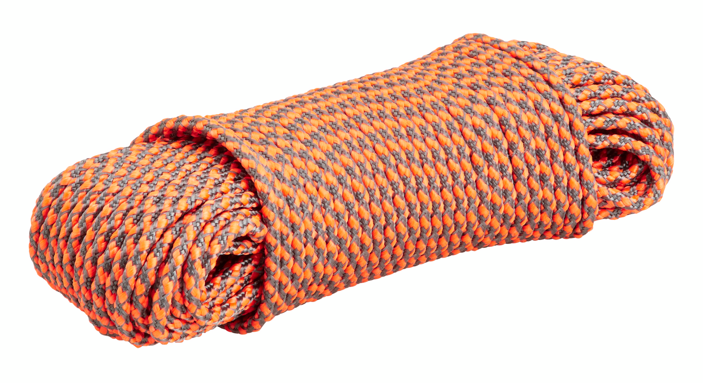 Retkeilyköysi PROF polyesteri heijastava 3mmx15m oranssi