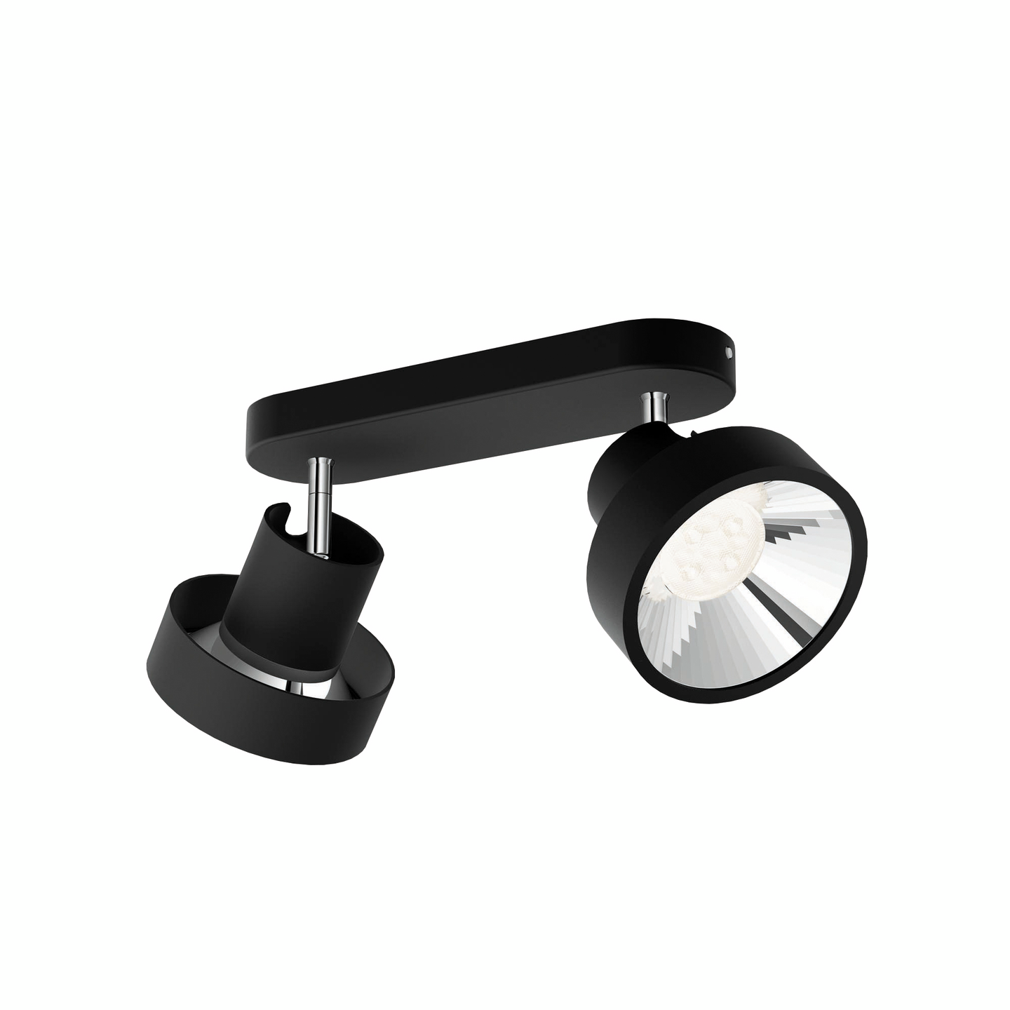 Spottivalaisin Philips Bukko 2-osainen 860lm musta