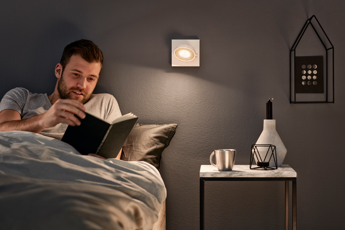 Spottivalaisin Philips Clockwork 500lm valkoinen