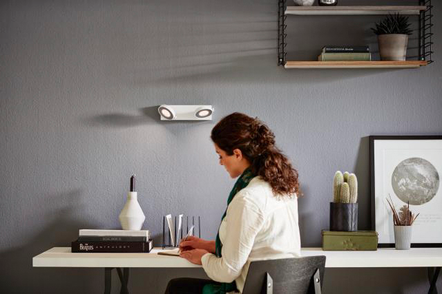 Spottivalaisin Philips Clockwork 1000lm valkoinen