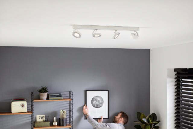 Spottivalaisin Philips Clockwork 2000lm valkoinen