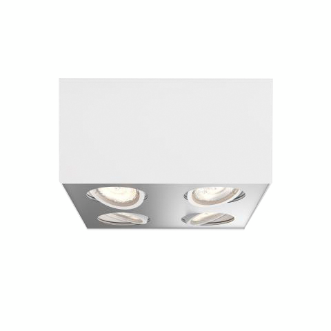 Spottivalaisin Philips Warmglow Box 4-osainen 2000lm valkoinen