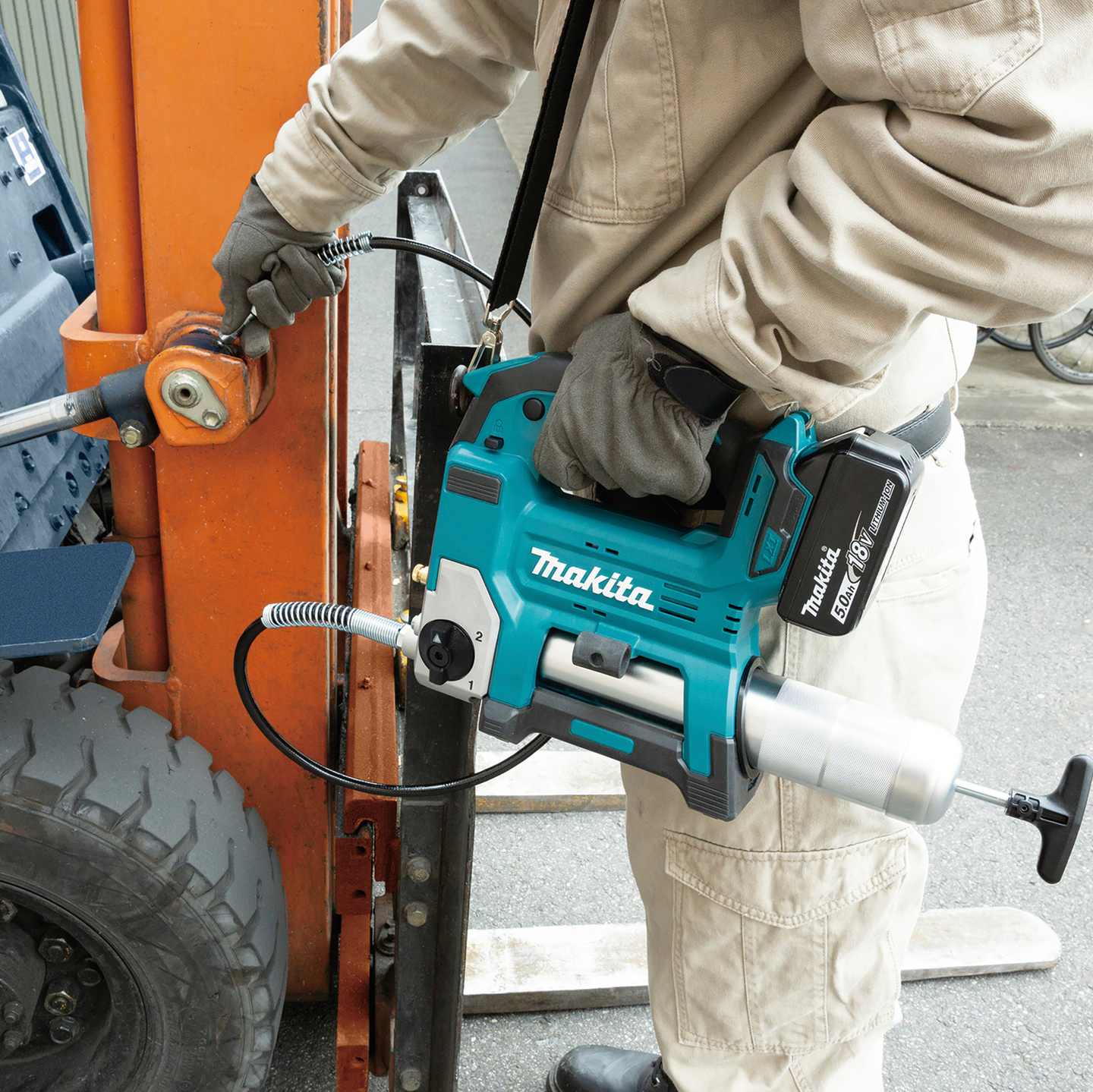 Rasvaprässi Makita DGP180RT 1x5,0Ah