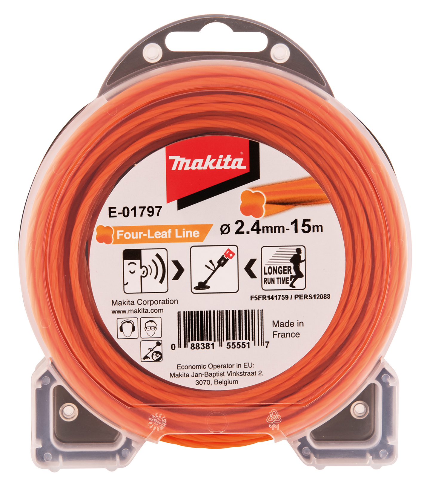 Siima Makita 2,4mmx15m neliapila