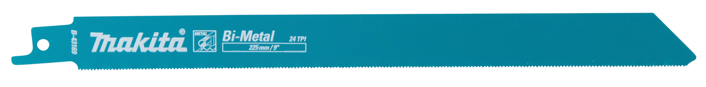 Puukkosahanterä Makita 225mm BiM 24tpi metalli 2kpl