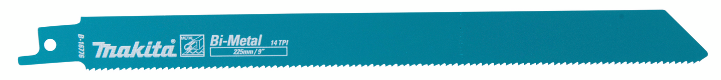 Puukkosahanterä Makita 225mm BiM 14tpi metalli 2kpl