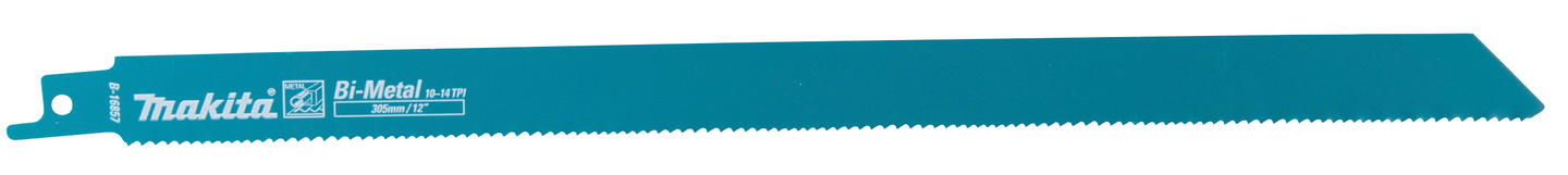 Puukkosahanterä Makita 305mm BIM 10-14tpi metalli 2kpl
