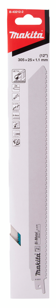Puukkosahanterä Makita 305mm BiM 8-10tpi metalli 2kpl