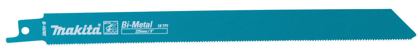 Puukkosahanterä Makita 225mm BiM 18tpi metalli 2kpl