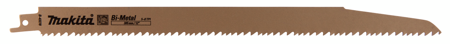 Puukkosahanterä Makita 305mm BiM 2kpl 5-8tpi puu