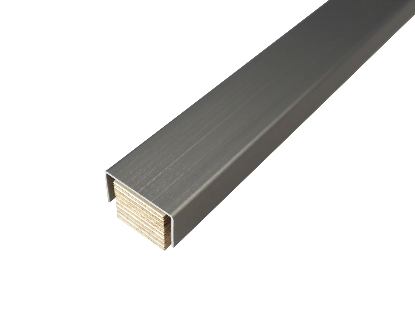 Vesieristekynnys 25x35x806mm M9S Nordic Graphite alumiini + vaneri