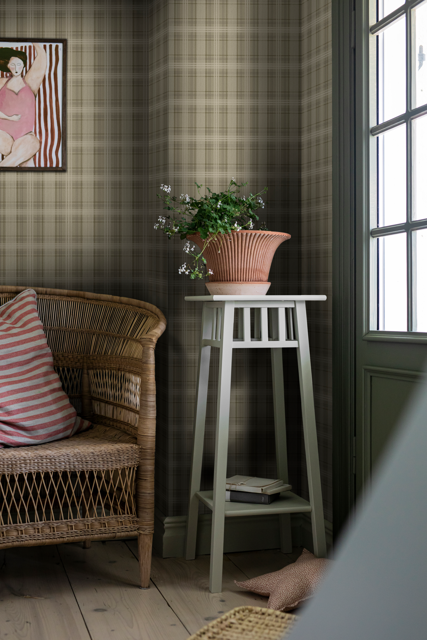 Tapetti Boråstapeter Cottage Garden 3577 10,05m kuitu