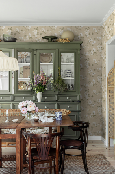 Tapetti Boråstapeter Cottage Garden 3584 10,05m kuitu