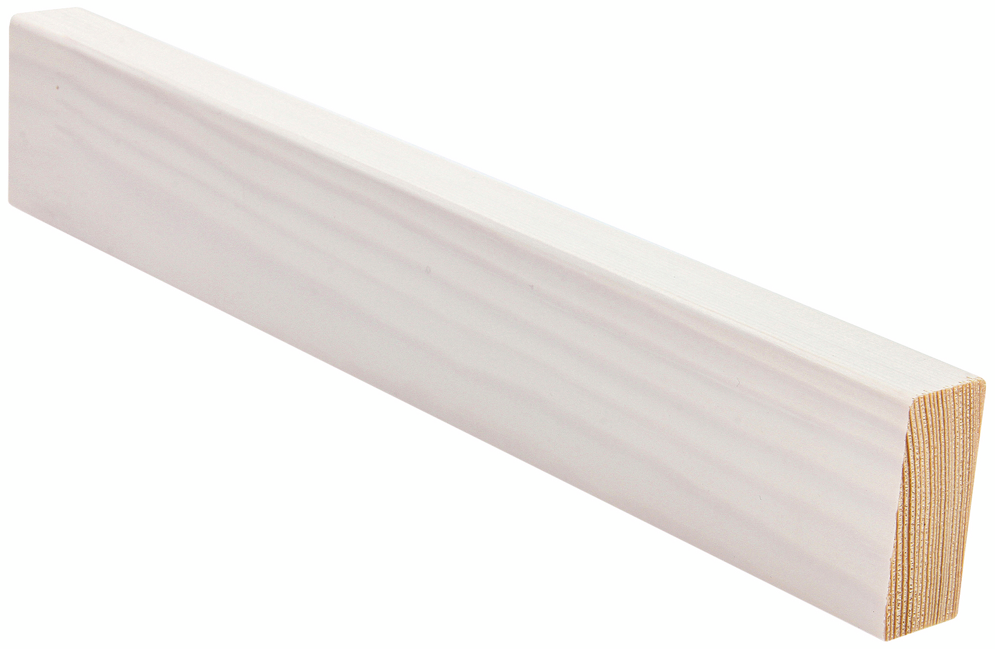 Sisustusrima 20x42x3580 SHP päätypontattu mänty sormijatkettu valkovahattu