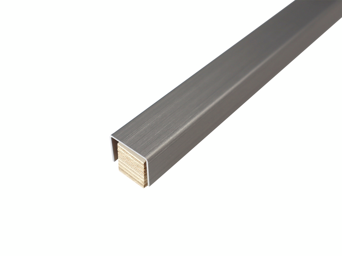 Vesieristekynnys 25x24x1000mm M10K Nordic Graphite alumiini + vaneri