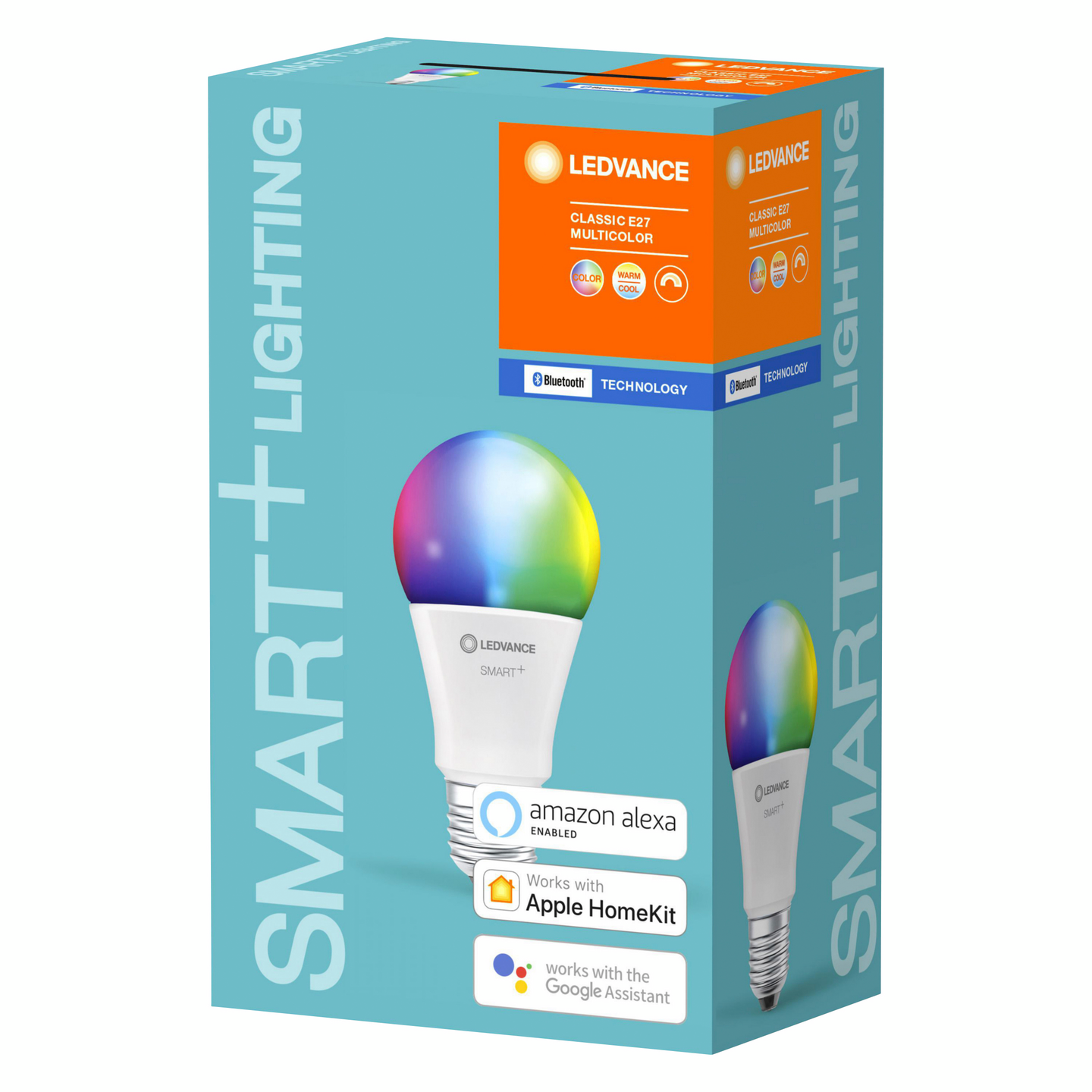 Led-älylamppu LEDVANCE SMART+ BT CLA60 810lm E27 RBGW