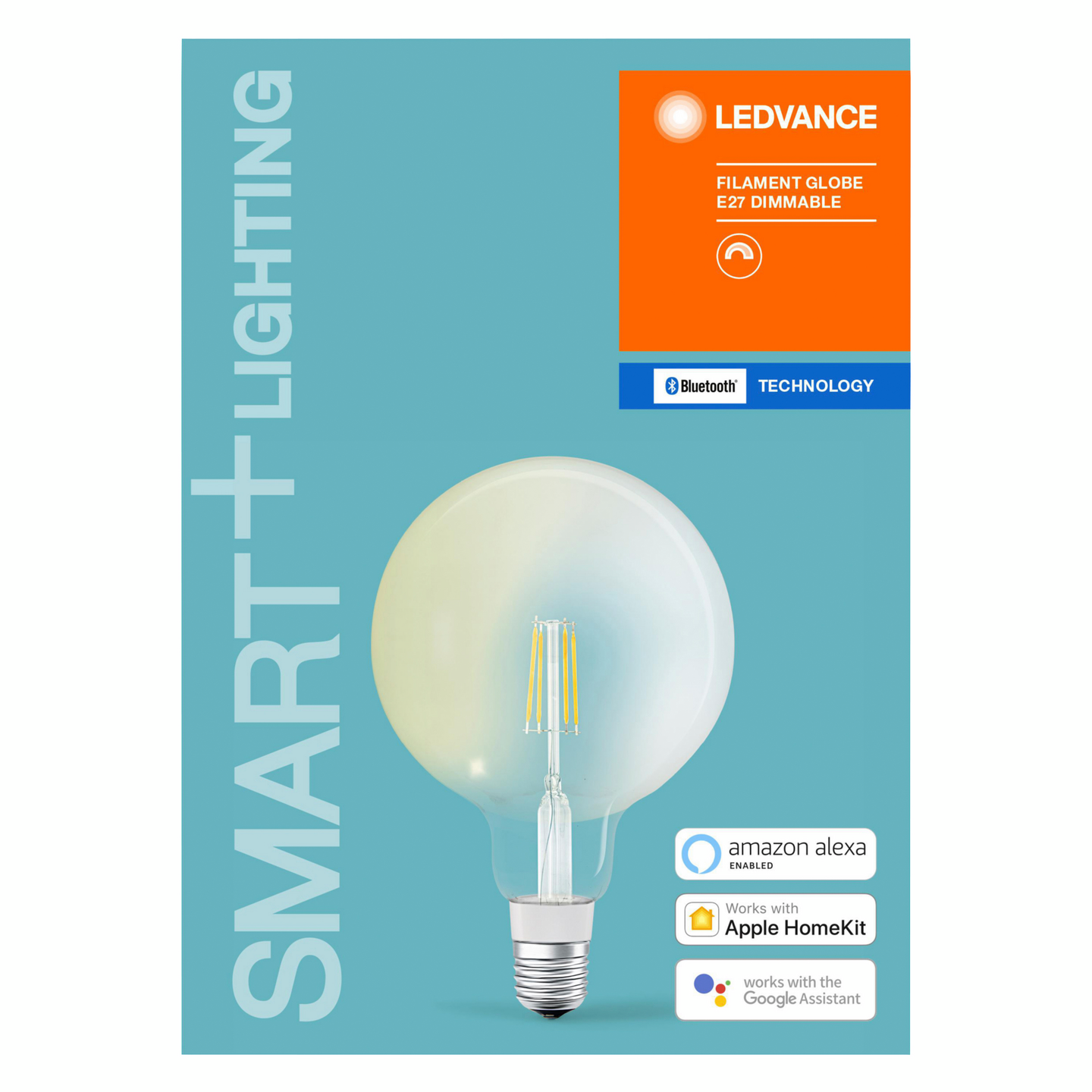 Led-lamppu LEDVANCE SMART+ BT Globe 650lm 827 E27