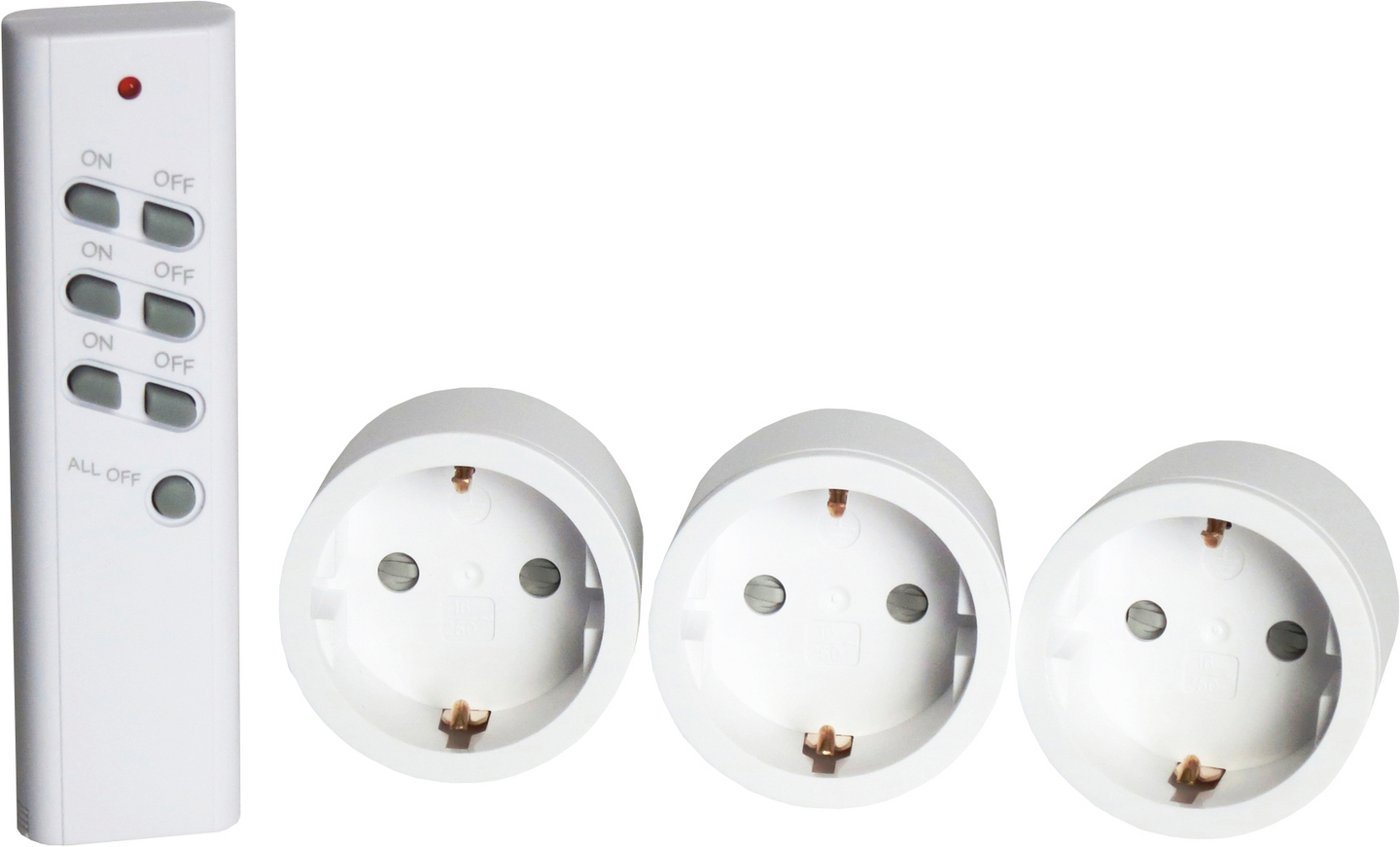 Pistorasiakytkinsetti Johdoton kauko-ohjattava PKM-3230 2300W