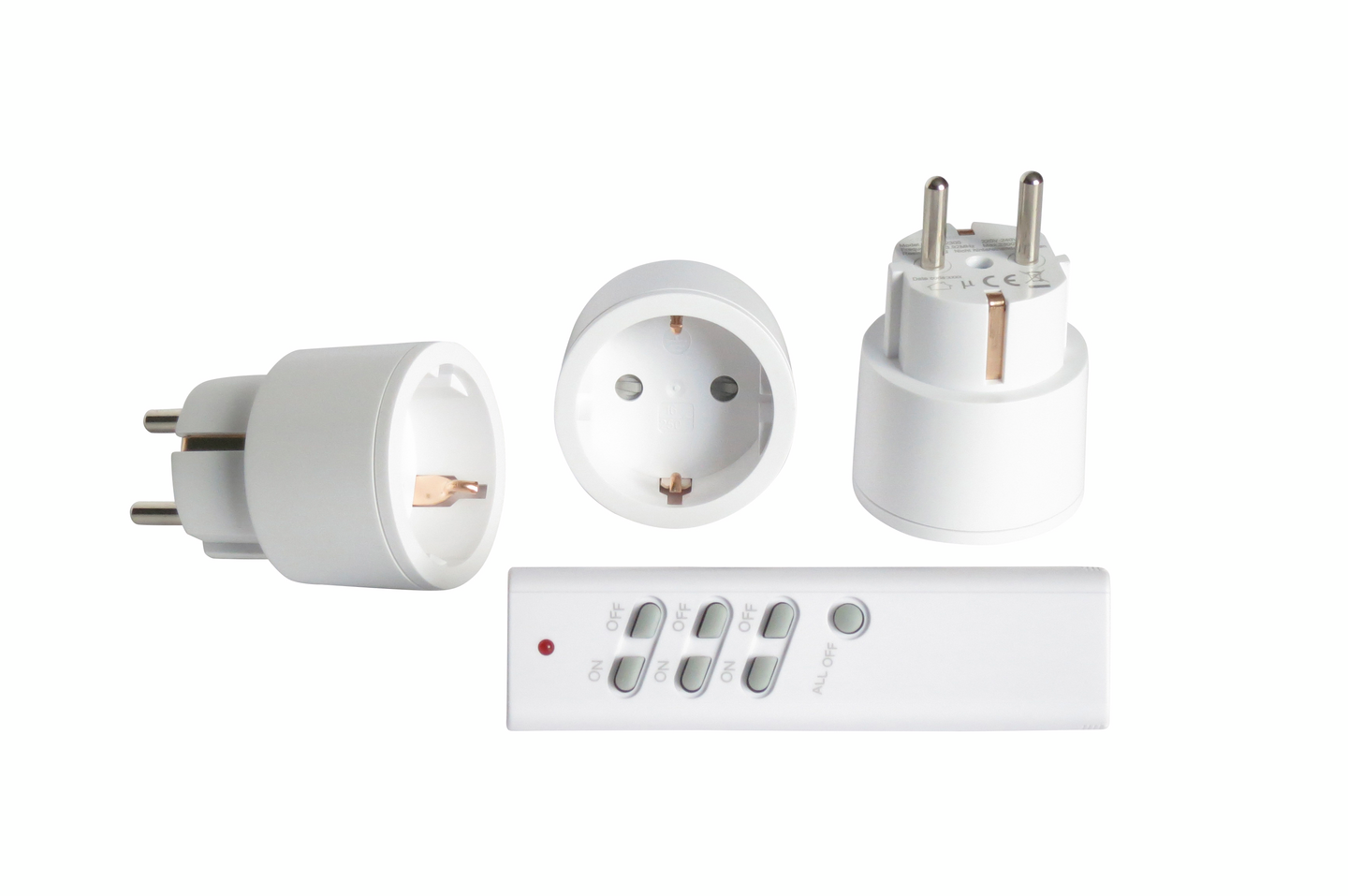 Pistorasiakytkinsetti Johdoton kauko-ohjattava PKM-3230 2300W