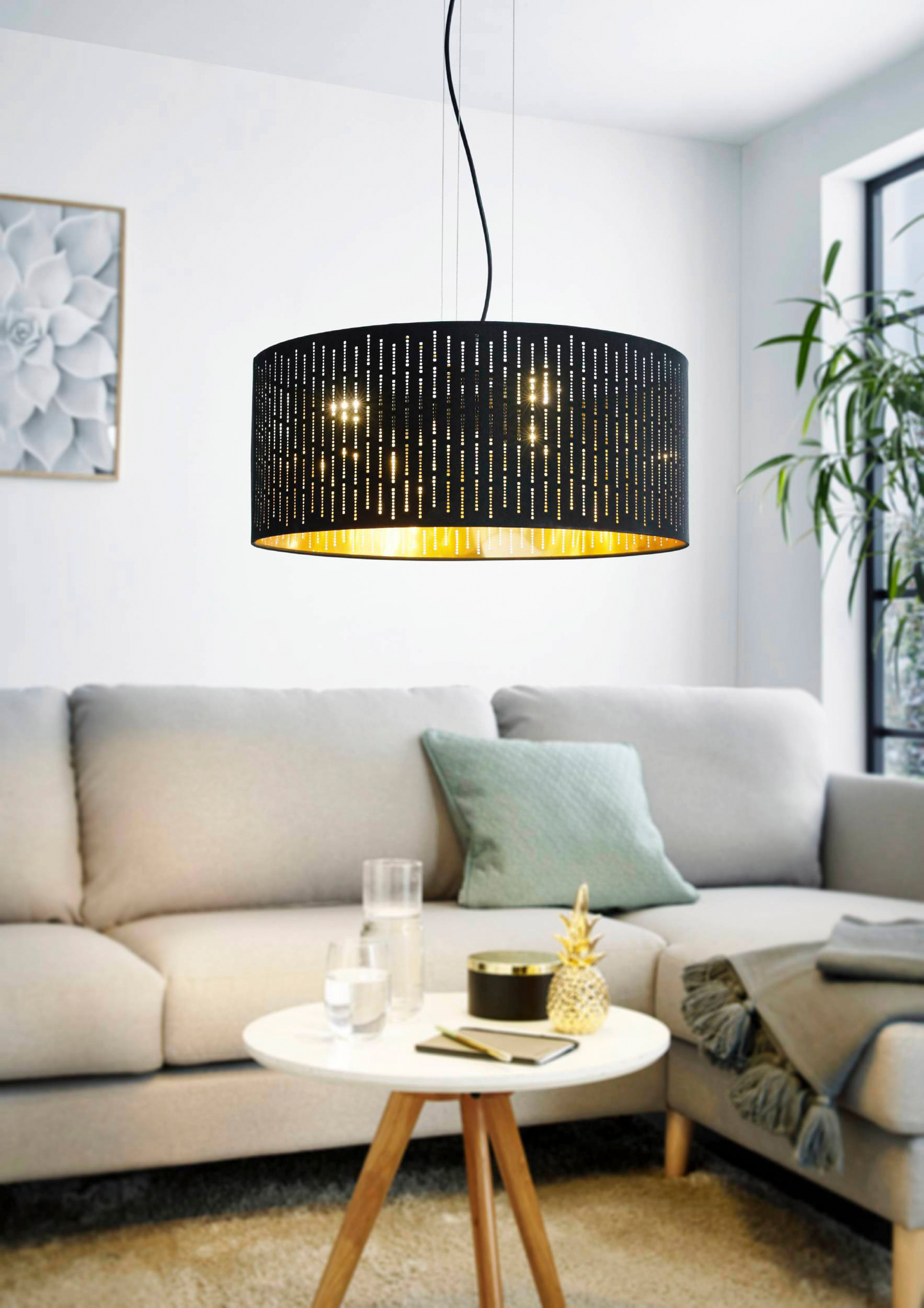 Riippuvalaisin EGLO Varillas E27 3-osainen