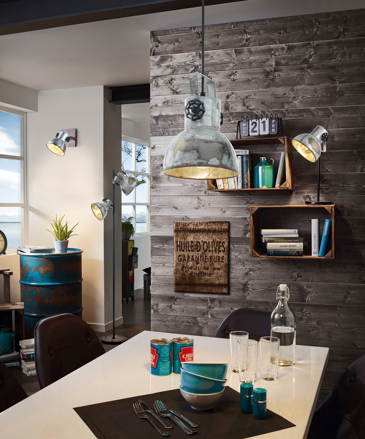 Lattiavalaisin EGLO Barnstaple E27