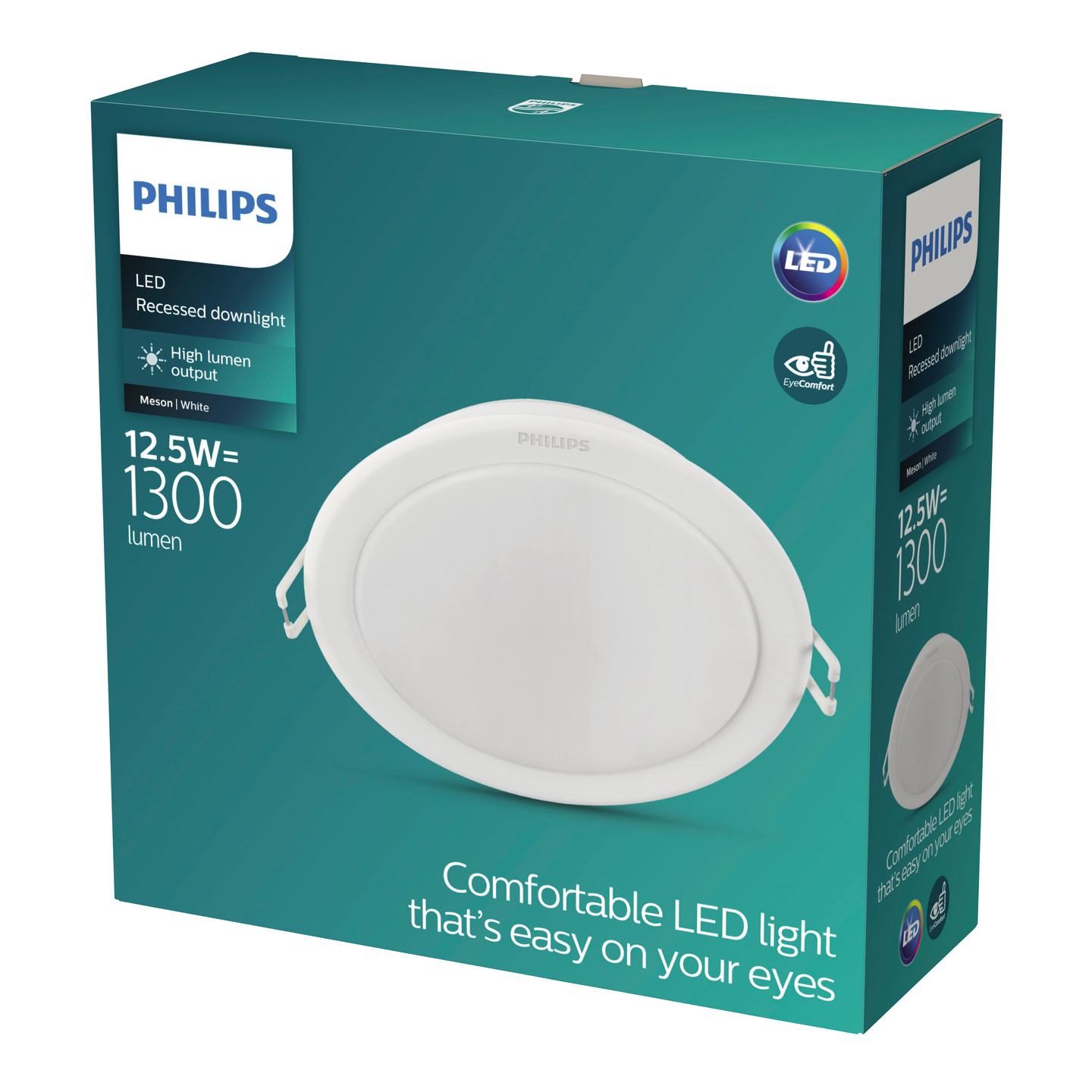 Uppospotti Philips Meson 12,5W 800lm 140mm 4000K valkoinen