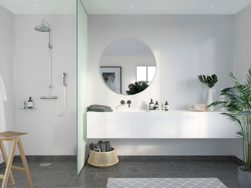 Sisustuslevy Fibo 2094-M10 S White